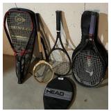 Dunlop, Wilson, & Head tennis racquets