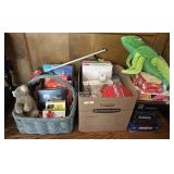 Huge group of games, playing cards, & plush