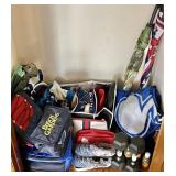 Contents of closet in kitchen