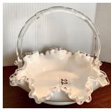 Fenton silvercrest basket