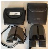 Minolta and Nikon binoculars