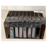 6 vintage Atari games and holder