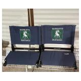 2 Marquette Mustangs bleacher seats