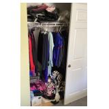 Contents of bedroom closet