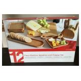 NEW 12-piece bamboo appetizer and cheese set