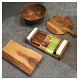 Dash of That acacia wood serving trays