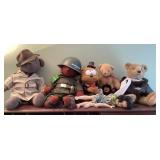 Plush bears and dismembered Shirley Temple doll