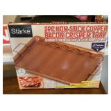 2-piece copper bacon crisper tray