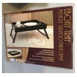 NEW ebony bed tray