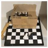 Heavy marble chess set
