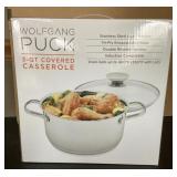 NEW Wolfgang Puck 3 quart covered casserole