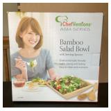 NEW bamboo salad bowl