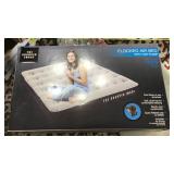Sharper Image queen flocked air bed with pump