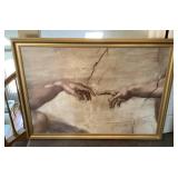 44x60 Framed print on canvas