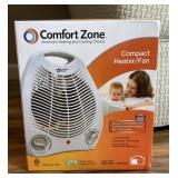 NEW Comfort Zone compact heater/fan