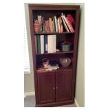 Bookcase plus contents