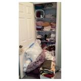 Contents of linen closet