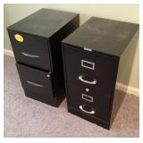 2 file cabinets