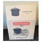 NEW granite ware stock pot