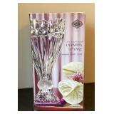 NEW 14" lead crystal vase