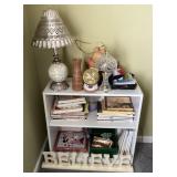 Bookcase plus contents