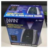 NEW jWIN alarm clock radio