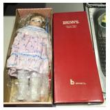 Brinns collectible porcelain doll