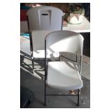 2 Lifetime folding chairs