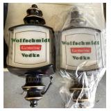 2 NEW Wolfschmidt Genuine Vodka bar lights