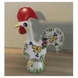 Hand painted rooster made in Portugal