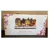 Fiber optic Christmas village