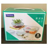 NEW Glasslock 8-pc. food storage set