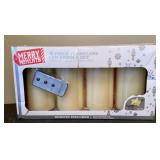 NEW 4-piece LED candle set