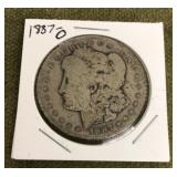 1887-O Morgan silver dollar