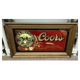 17x29 Coors beer sign