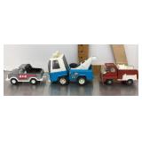 3 toy trucks
