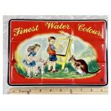 Vintage tin litho watercolor paint box