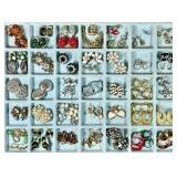 Costume jewelry earrings