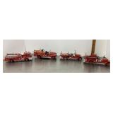 4 toy fire engines