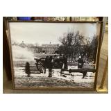 Framed historic photo