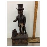 Cast-iron Uncle Sam mechanical bank