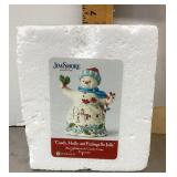 Jim Shore snowman with candy cane figure