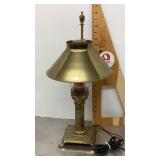 Brass desk lamp