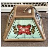 Miller High Life beer pendant light