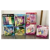 7 Disney and Strawberry Shortcake puzzles