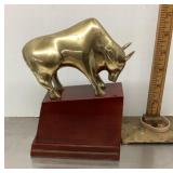Brass bull