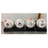 4 photo baseballs