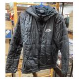 Nike quilted hooded jacket Size S