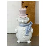 Lladro porcelain snowman ornament