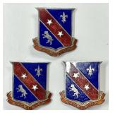 322nd Infantry Regiment enameled pins